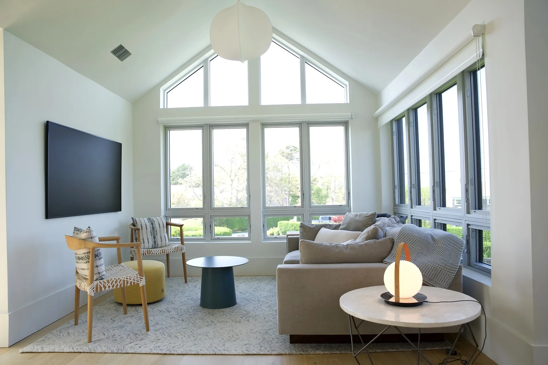 Open-Concept Living Room - Luxury Coastal Renovation