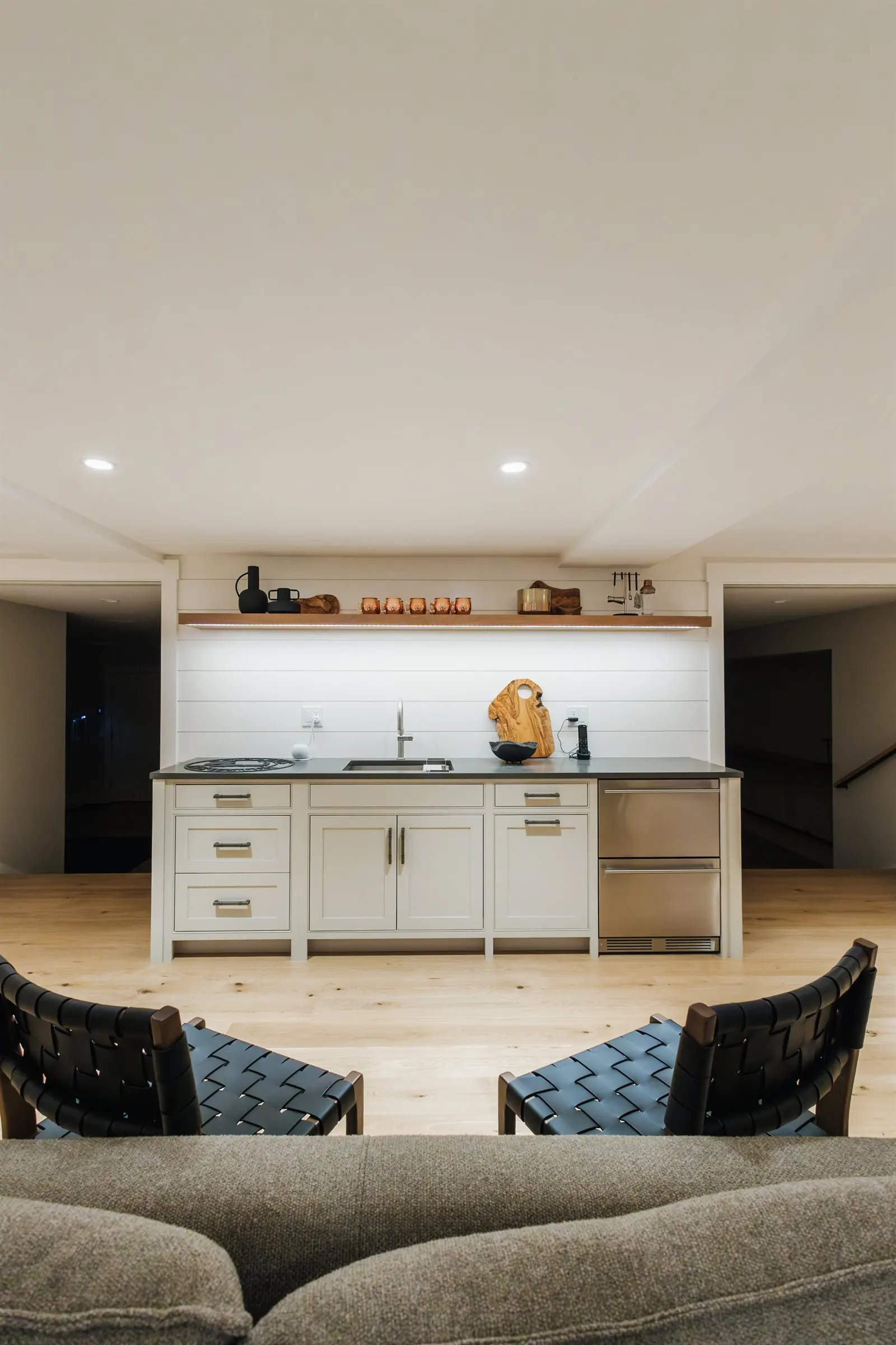 Finished Lower Level - Home Addition